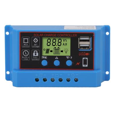 12V 24V Solarladeregler LCD-Anzeige Solarmodulregler für Werbetafel Warnleuchte 20A