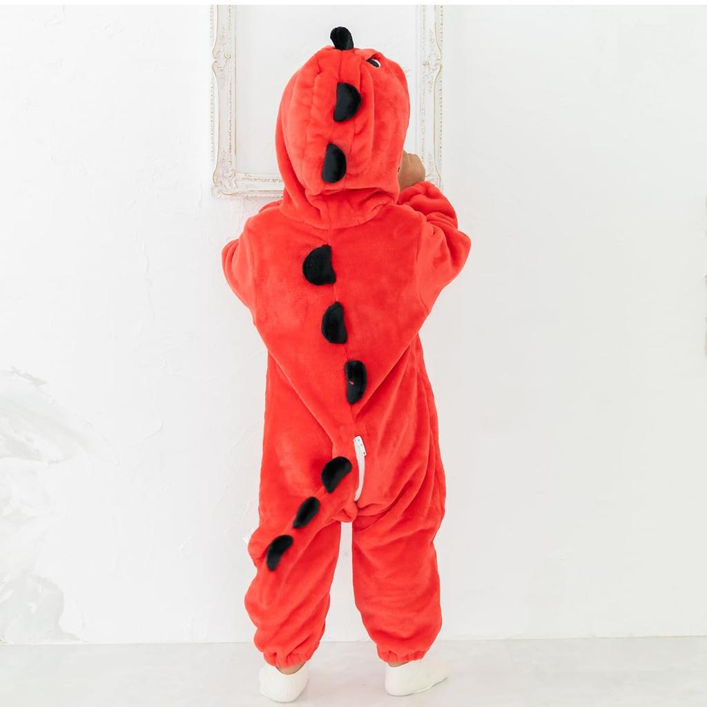 Halloween Costume Baby Dinosaur Kigurumi Pajamas Kids Monster Romper Coveralls Children Baby Costume Kids Costume Cosplay Cute E0391 [monoii]