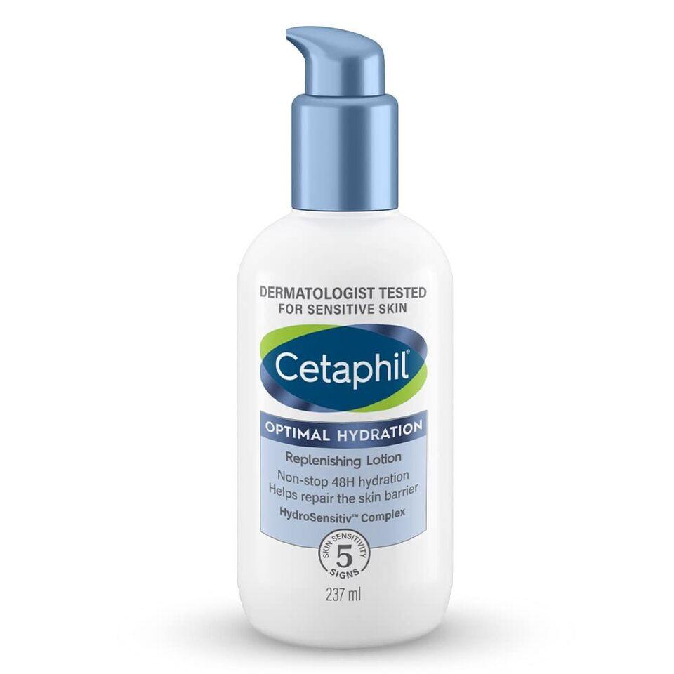 

Cetaphil Optimal Hydration Восстанавливающий лосьон для тела, увлажняющий крем, 237 мл