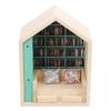 Bookshelf Mini House Kit Wooden Decorative Exquisite Cute Long Life Tiny House Kit for Bedroom Study