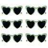 Bachelorette Party Sunglasses Bride To Be Bridesmaid Gift Wedding Bridal Shower Decor Black White Square Heart Shaped Glasses