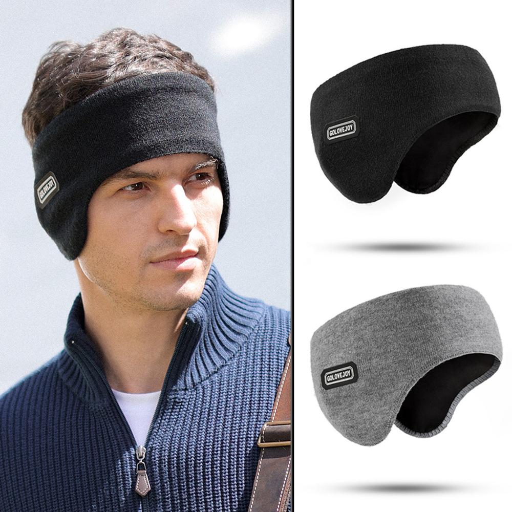 Winter Warm Earmuffs Fleece Lined Foldable Unisex Ear Protection for Men Women Outdoor Activities Hiking Skiing