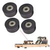 Replacement Wheel Set for Water Rowing Machine Seats Nylon and Steel Design
