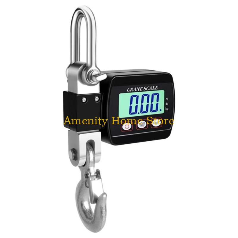 F26C 500kg Digital Hanging Scale Hanging Hook Scales For Industrial Commercial Use With LCD Display Hook Scales