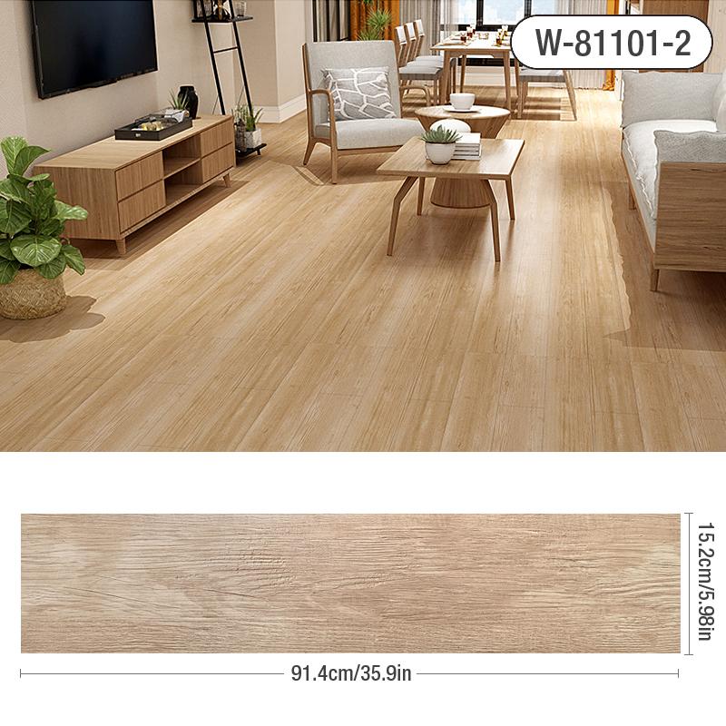 Selbstklebende Holzmaserung Boden Wandaufkleber PVC Tapete für Wohnzimmer Toilette Küche Heim Boden Dekoration Wasserdichter Aufkleber