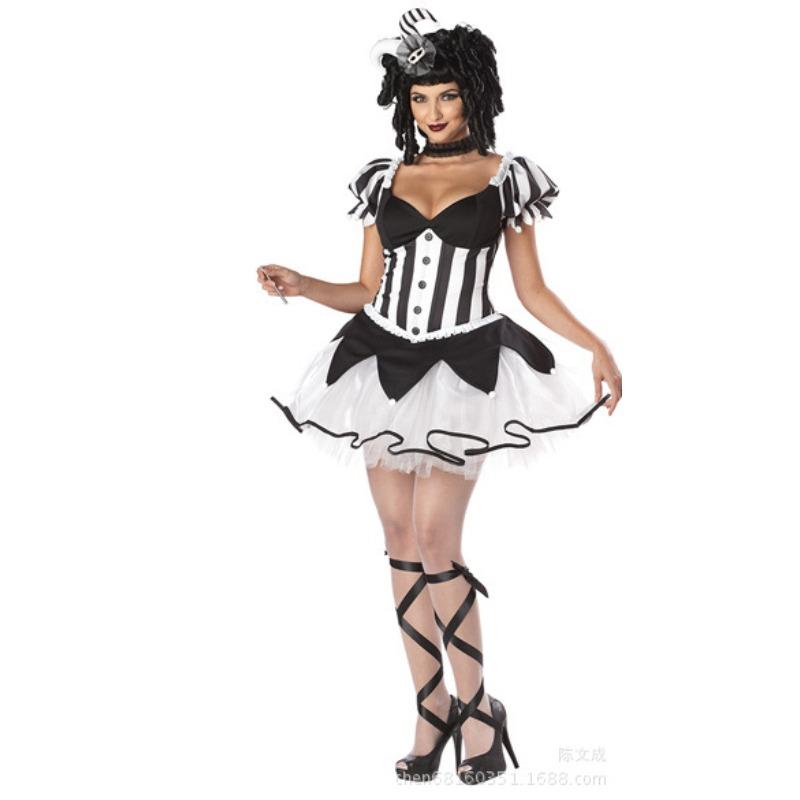 Halloween Black Witch Costume, Cute Princess Dress Witch Costumes Bar Themed Party Costume