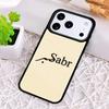 Sabr Patience Funda Shockproof Phone Case for iPhone 17 Air 16e 15 11 12 14 13 Pro Max Cover Coque