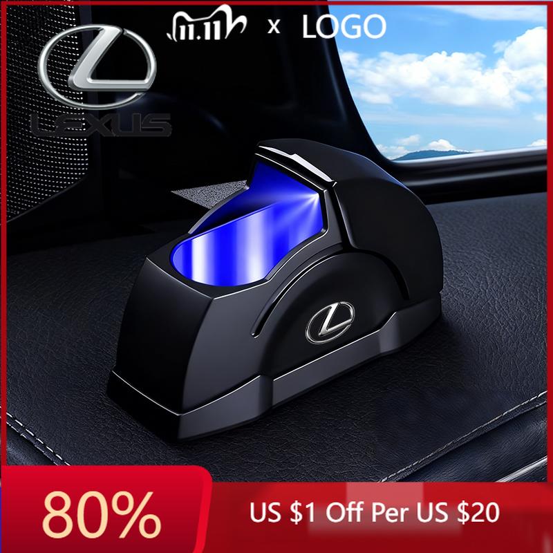 AAPL1 2026 Hot Interior Stickers Car Ashtray Cigarette Butt Garbage Box For Lexus IS GS RX LS LC IS350 ES300 GS350 CT200h GX460 LX570