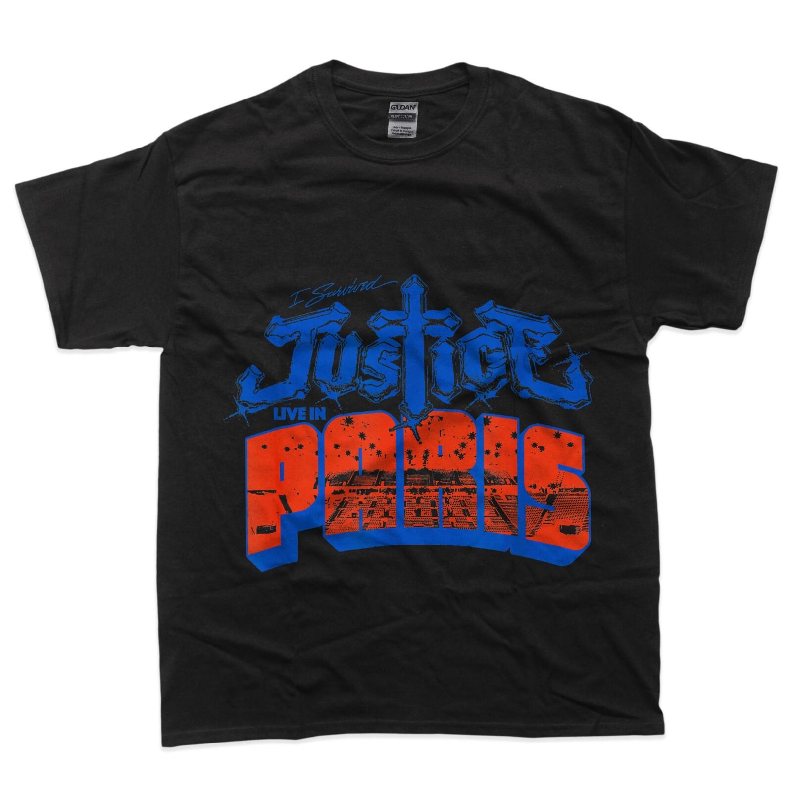 I Survived Justice Live in Paris T-Shirt 3XL