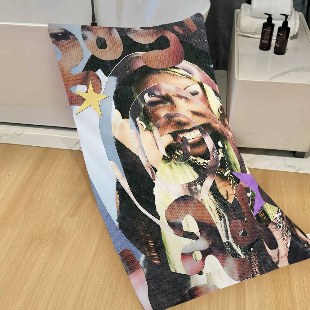 Hot Singer T-Theodora Beach Towel Colorful Bath Towels for Girl Microfiber Quick Dry Custom Sand Free Beach Yoga Spa Gym Pool