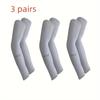 3 Pair of Breathable Sun Protection Sleeves - Breathable & UV Protective Gear for Sports, Driving, & Outdoor Adventures