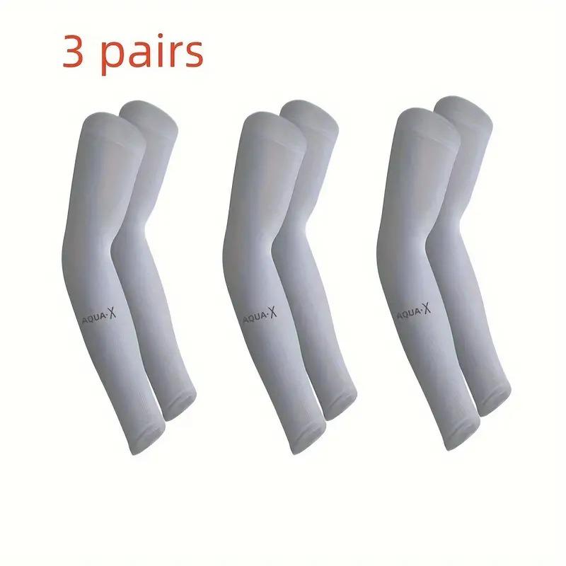 

3 Pair of Breathable Sun Protection Sleeves - Breathable & UV Protective Gear for Sports, Driving, & Outdoor Adventures One Size