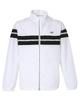 Men's Golf Wind Blouson (012-5220001) - New Balance Water-Repellent Stretch Windbreaker Jacket, White, Size 4