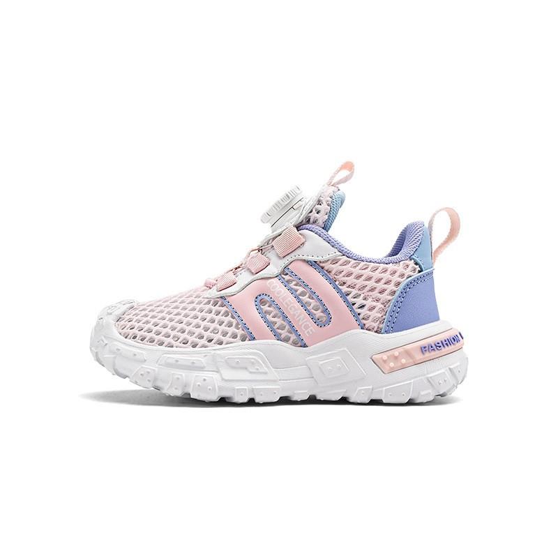 Youth Style Shoes Lightweight Breathable Mesh Kids Running Shoes Girls Boys Comfortable Slip-On Sneakers Outdoor Indoor Use