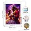 DIY Diamond Painting Beauty and The Beast Cross Stitch Kit Mosaic Art Diamond Painting Full Circle Diamond Home Decoration