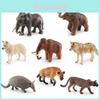 Realistic African Elephant Figurine Stunning Plastic Model For Home Or Office Decor