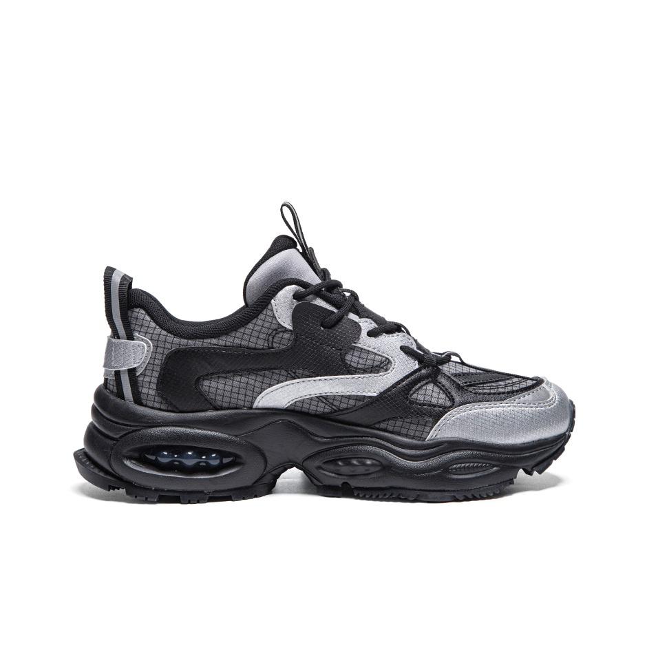 Kappa Y2K Retro Running Shoes Retro Deconstruction Wear-Resistant Increased Height Casual Sports Shock Absorption Low-Top Dad Shoes K0CY5MC10D-990
