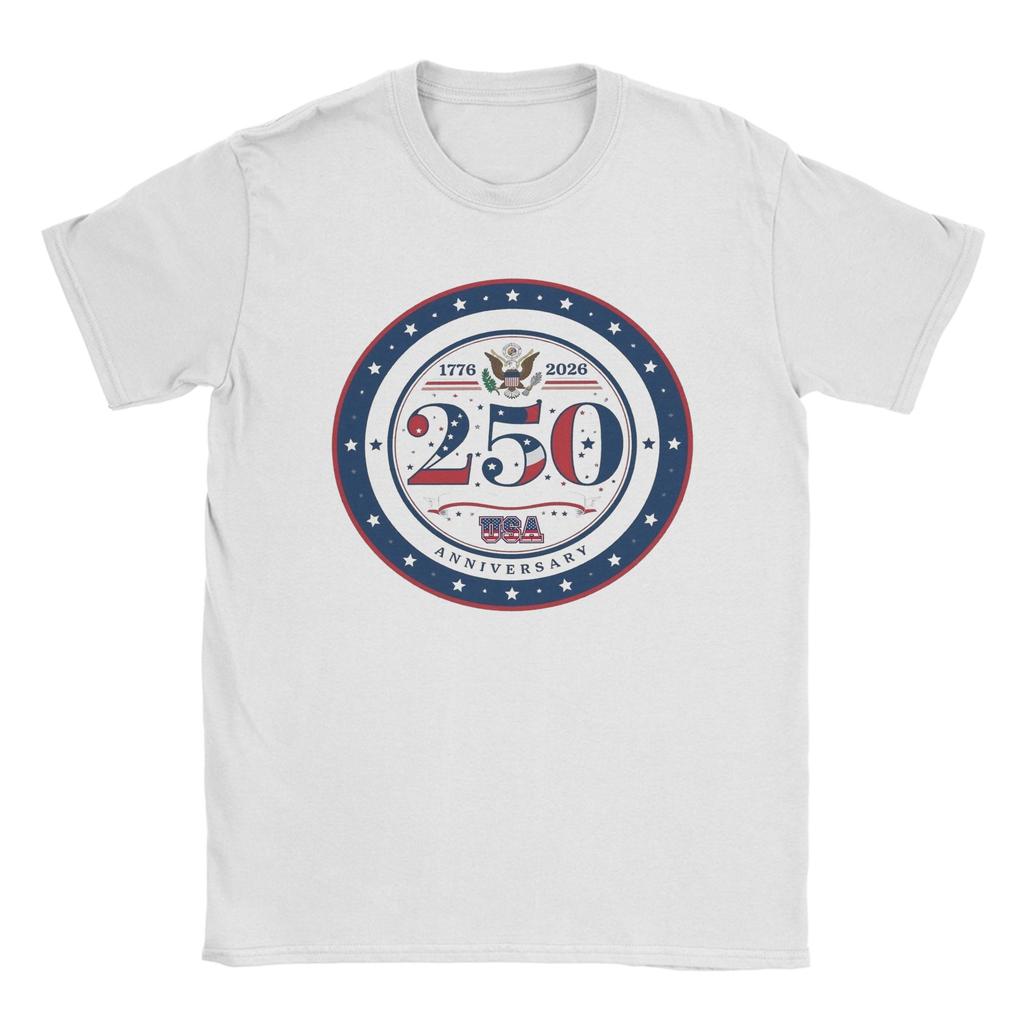 Unisex Women 250 Years American Anniversary Shirt 100 Cotton Graphic Printed TShirt  Clothing Outfits