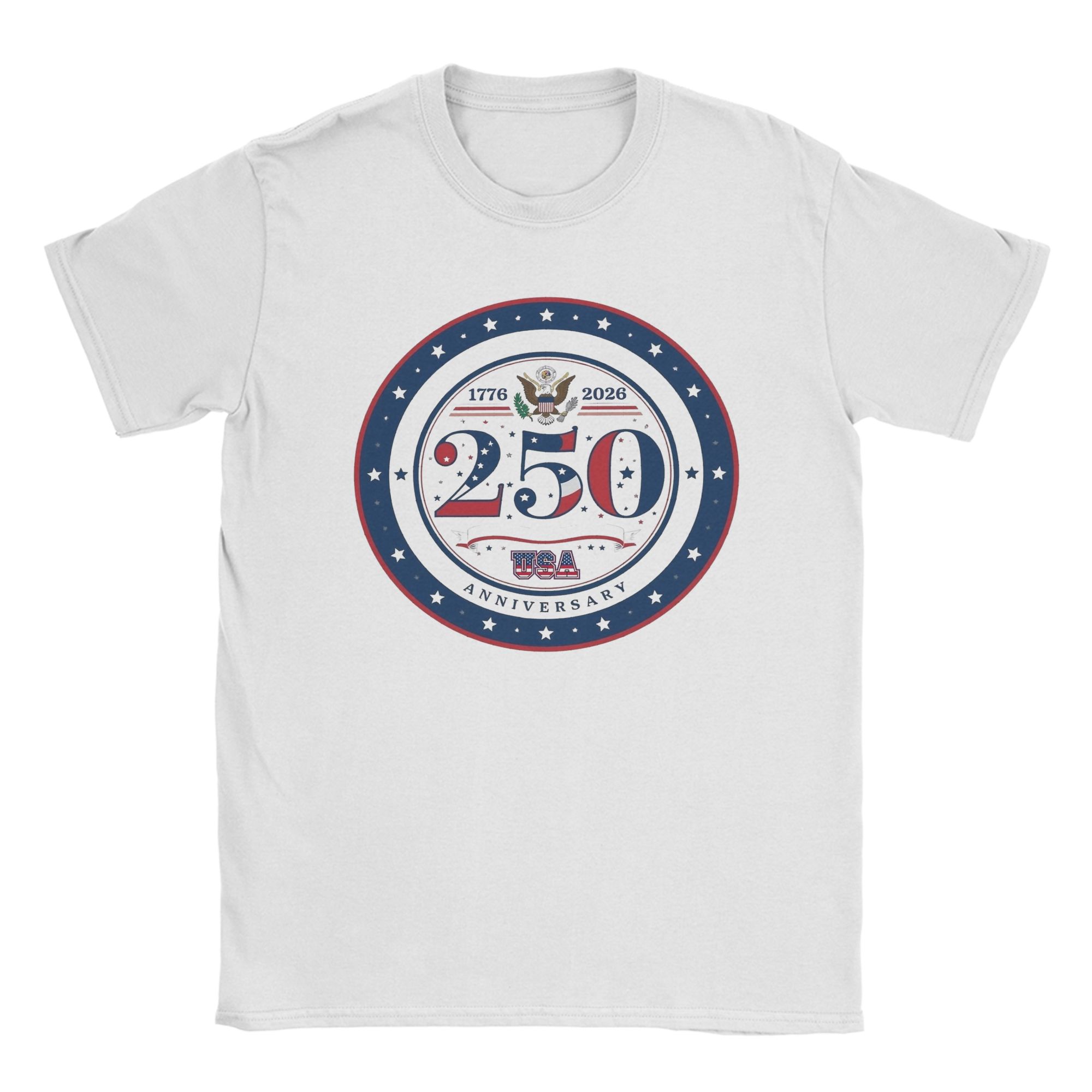 

250 Years American Anniversary Merch Unisex T Shirt Cotton Tee New Arrival Tshirt Clothes M