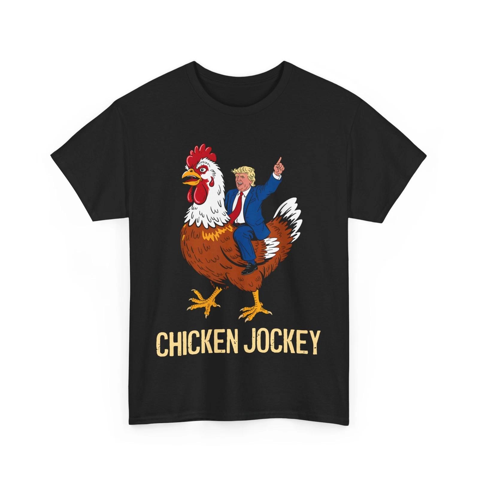 Chicken Jockey Trump Funny Meme T-Shirt 3XL