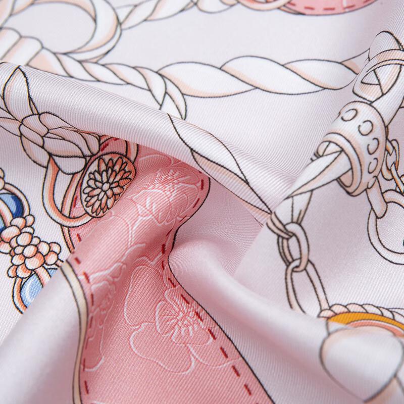 Wanshili Double-Sided Silk Square Scarf