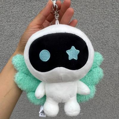 Korean Wave JIN Cartoon Astronaut Wings Plush Toy Keychain Trend Bag Pendant