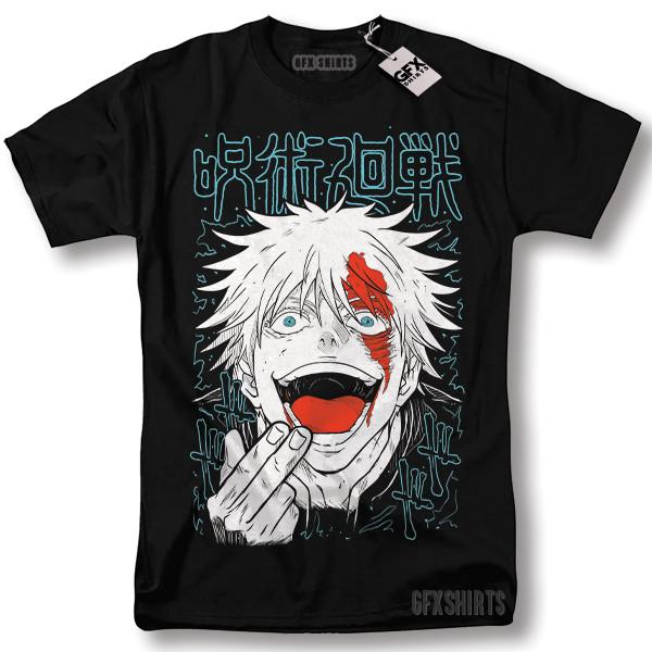 Jujutsu Kaisen Gojo Satoru Shirt Mahito Anime Manga Cosplay Graphic T-Shirt XXXL