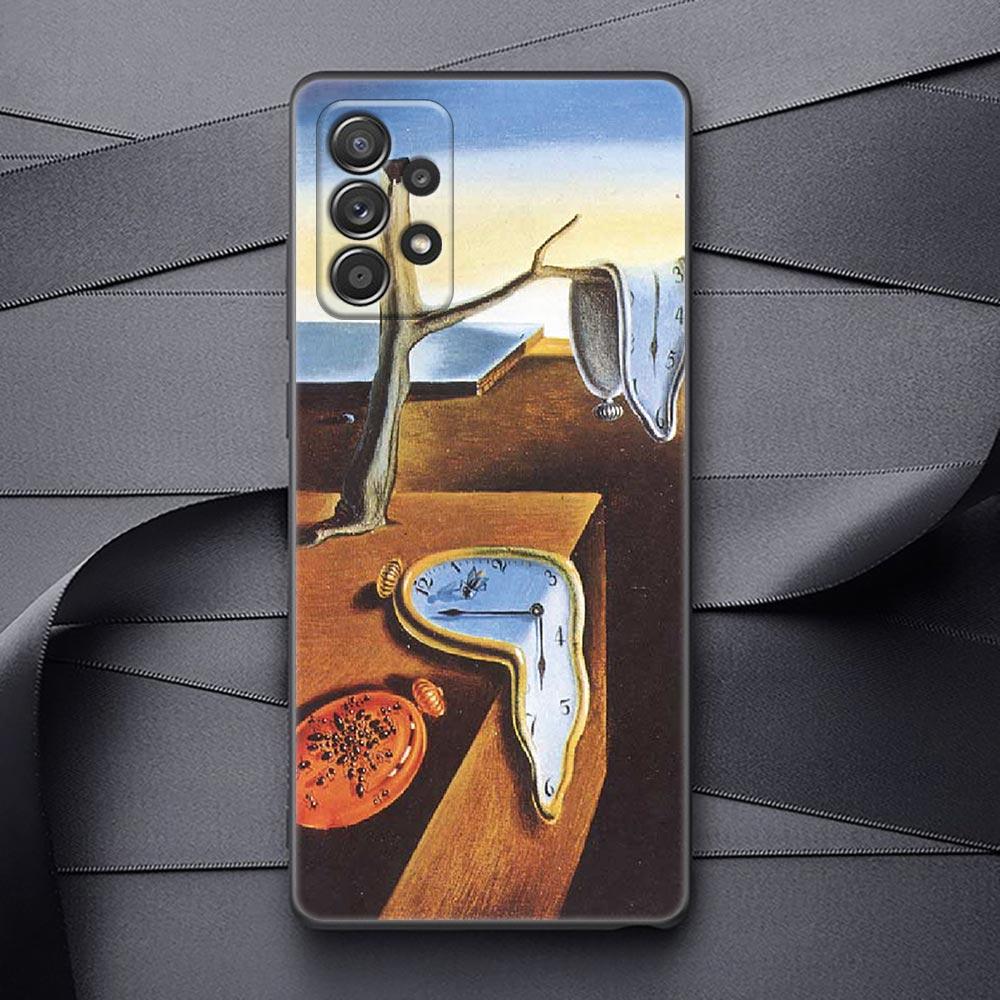 Oil Painting Phone Case For Samsung Galaxy A32 A33 A31 A23 A22 A21S A13 A12 A11 A03 A02 5G Cases Cover Cat Van Gogh Starry Night