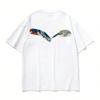 2025 Japanese Retro Street Hip Hop  Short Sleeve T-Shirt  Summer  Add Simple Loose Casual Half-Sleeve Couple Tshirt