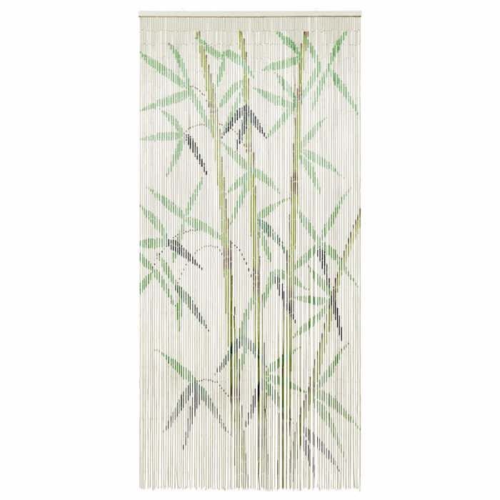 VidaXL Rideau anti-insectes imprimé bambou 100x200 cm, rideau anti-mouches, moustiquaire de porte, rideau anti-mouches 4017442