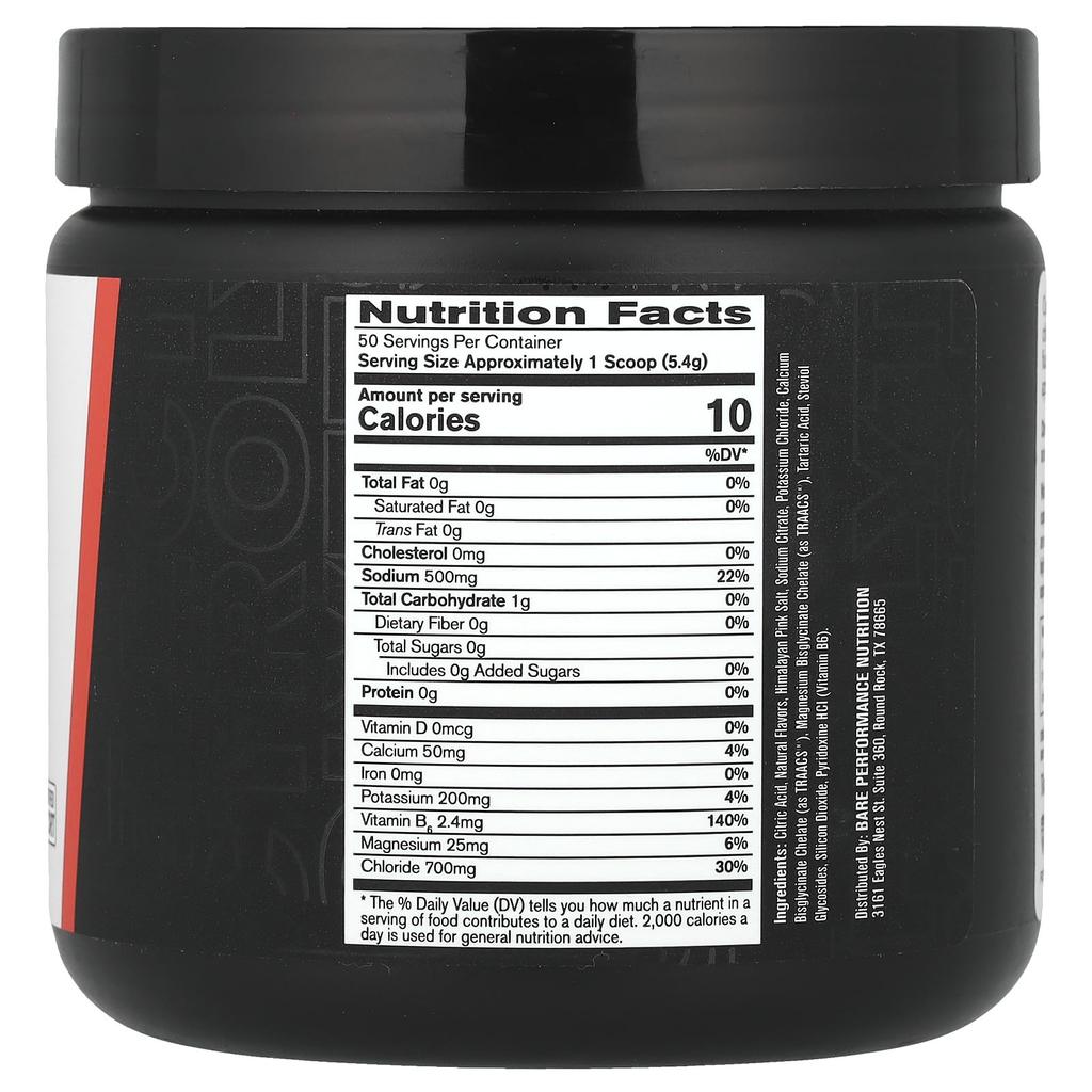 BPN, Electrolytes, Rehydration Drink Mix, Salted Watermelon Flavor, 9.5 oz (270 g)