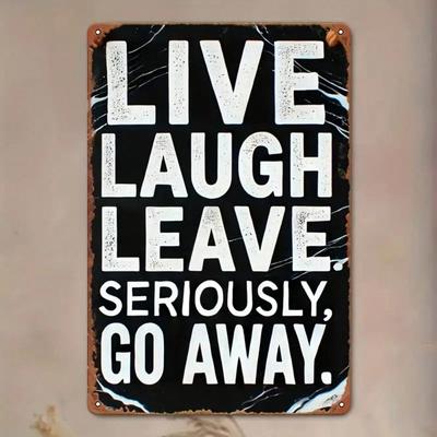 Funny Tin Sign Home Decor Metal Wall Art Novelty Gift