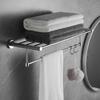 Bathroom Towel Rack with Hooks
