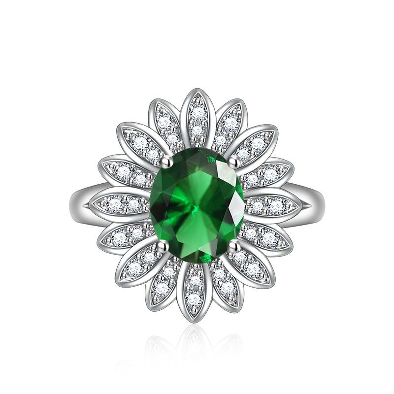 BELLA BOX Åpning Tilpassbare ringer for kvinner Zircon Forlovelsesfest Fine smykker gave