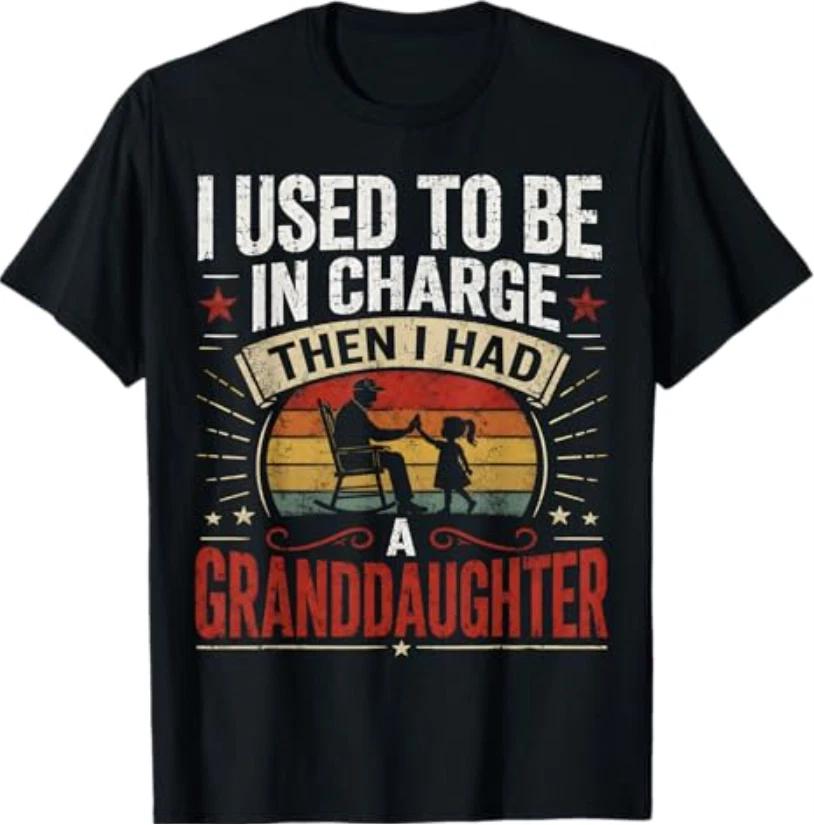 Retro I Used To Be In Charge Then I Had A Granddaughter TShirt S