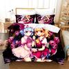 Anime Girl Bedding Set Cartoon Fashion 3D Print Comforter Luxury Queen King Single Duvet Cover Set Home Textile Decor Modern