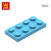88Pcs/Lot 3020 2x4 Basic Construction Bricks Colorful Traditional Parts Works With featuring Brick DO IT YOURSELF Kids Toy Assembly Gift Idea Box