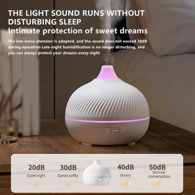 Aroma difuzér s 7barevným ambientním světlem, USB zástrčka, elektrický difuzér na olej, mlhový zvlhčovač vzduchu do obývacího pokoje, k krbu, na stůl, do hotelu, lázní