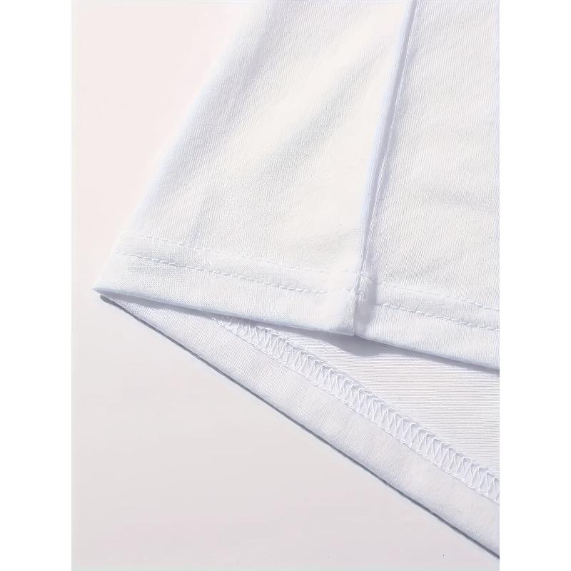 Plus Size Womens Paris Print Tee Eiffel Tower Floral Bicycle Design Round Neck Short Sleeve Stretchy Breathable Nontransparent Machine Washable Spring