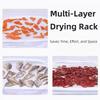 1/2/3 Layer Dried Vegetable Net Foldable Mesh Clothes Hanging Dryer  Clothing Drying