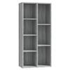 VidaXL Armoire à livres Sonoma gris 50x25x106 cm 815445