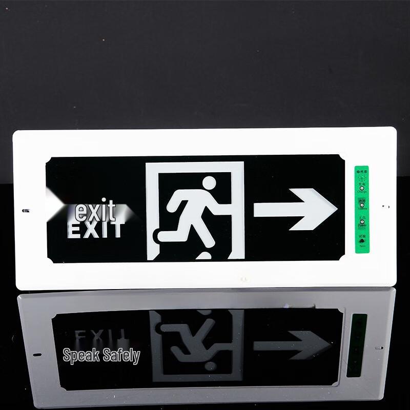 OLOMM LED Recessed Emergency Exit Light Standard