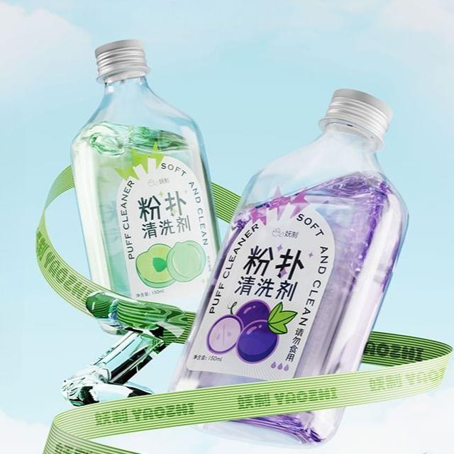 YAOZHI - Fruity Puff Cleanser - 2 Flavors Glycerin Fruit Flavor - 150ml