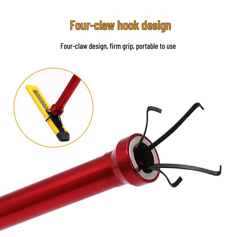 2-lb Magnetic Claw Pick-up Tool with Bendable Extension