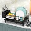 1pc Kitchen Dish Rack Detachable Single Layer Bowls Draining Rack Kitchen Desktop Tableware Cup Storage Rack Kitchen Organizer