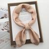 70cm Solid Color Small Square Scarf Women Trendy Versatile Neck Scarf Match Blazer Shirts Decorative Bandana