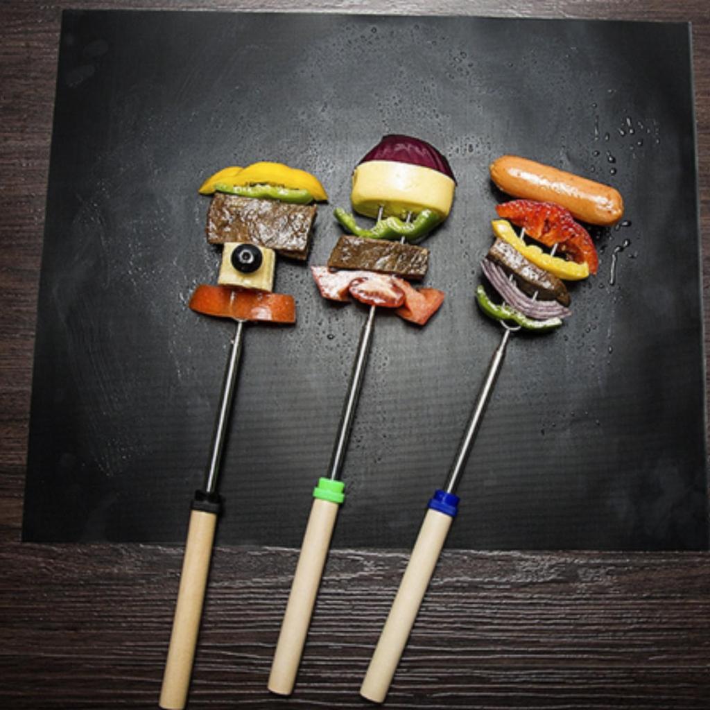 Bbq Grill Mat Barbecue Party Non Stick Mat Black Barbecue Plate Cooking Grilling Sheet Heat Resistance Easily Clean Kitchen Tool
