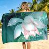 Lotus Zen Beach Towel – 2D Flat Printing, Sandproof Quick-Dry Microfiber – For Beach, Pool, Bath & Yoga | Summer Gift