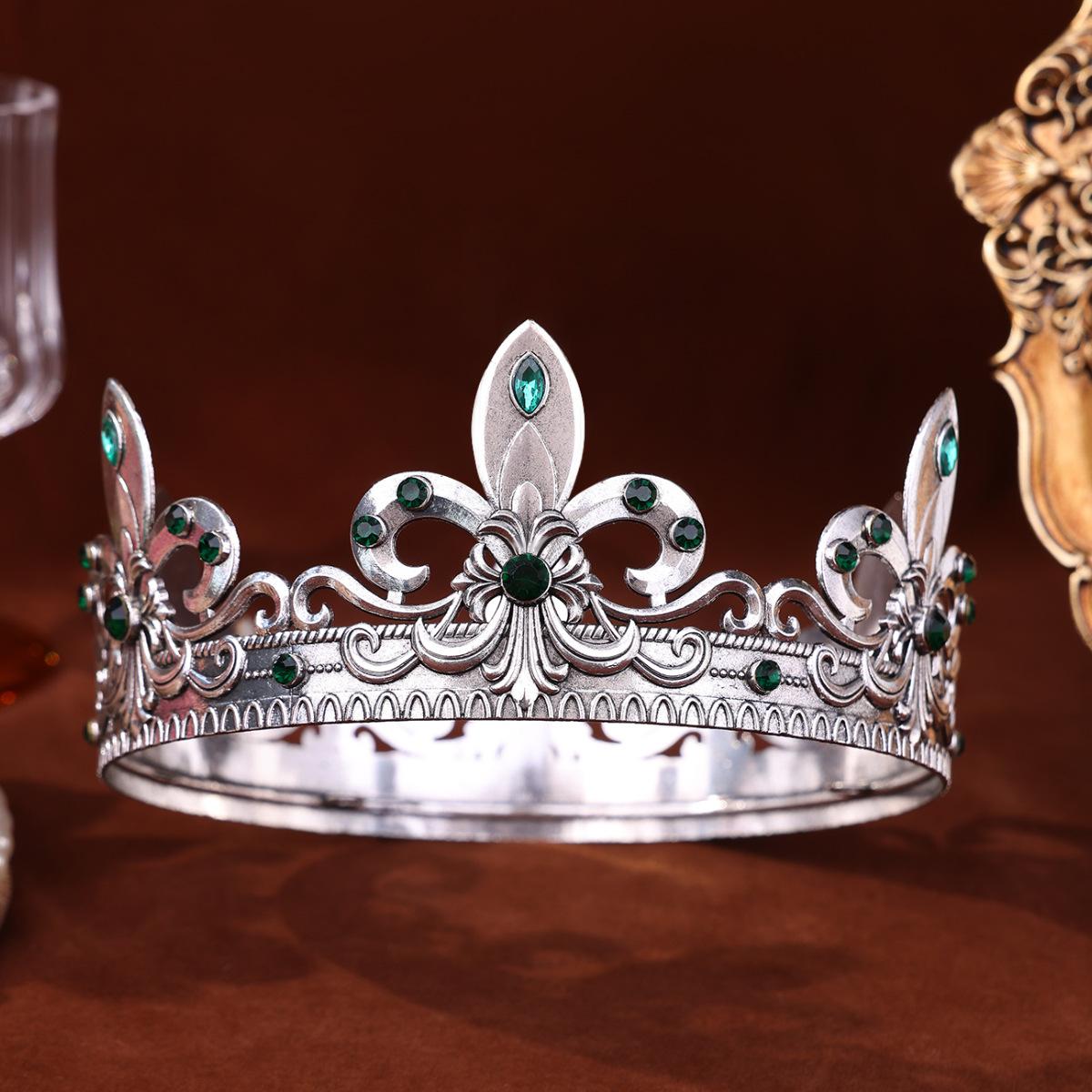 

Высококлассный европейский и американский головной убор в виде круглой короны во весь круг, барочная красота, корона принцессы для конкурса красоты, универсальный аксессуар