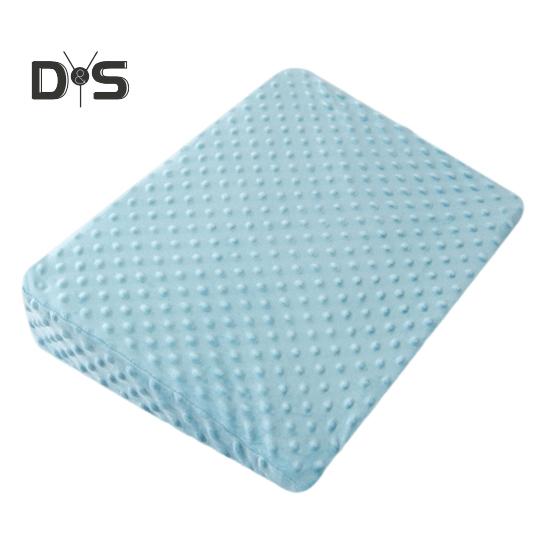 Keilkissen für Babys, Memory Foam-Schlafkissen, Rückenstützkissen für Säuglinge mit abnehmbarem Bezug für einfaches Stillen, Beine und Knie von Kindern